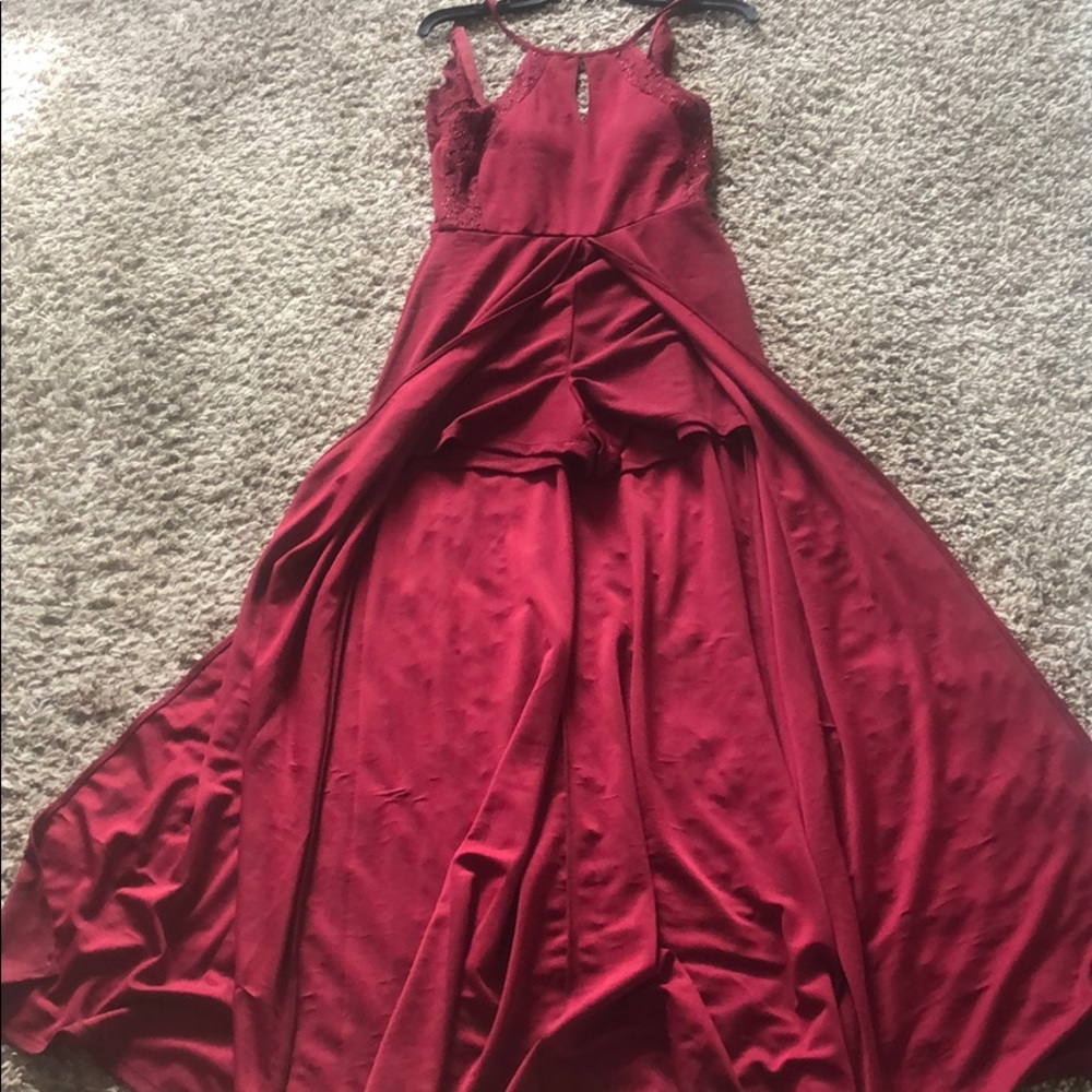 Dillard’s Burgundy Romper Dress
